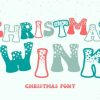 Christmas Wink Font