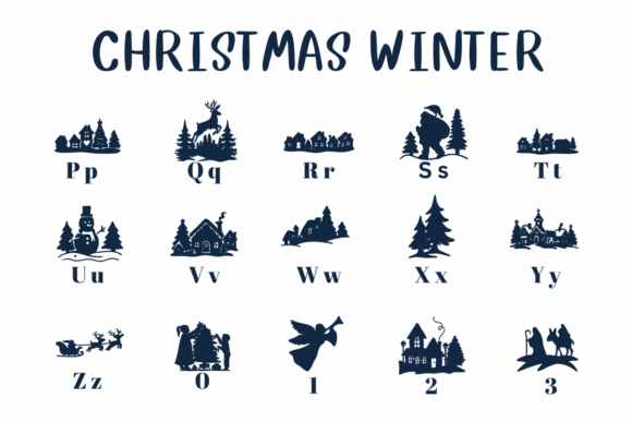 Christmas Winter Font - Image 3