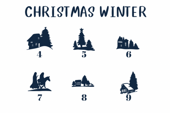 Christmas Winter Font - Image 4
