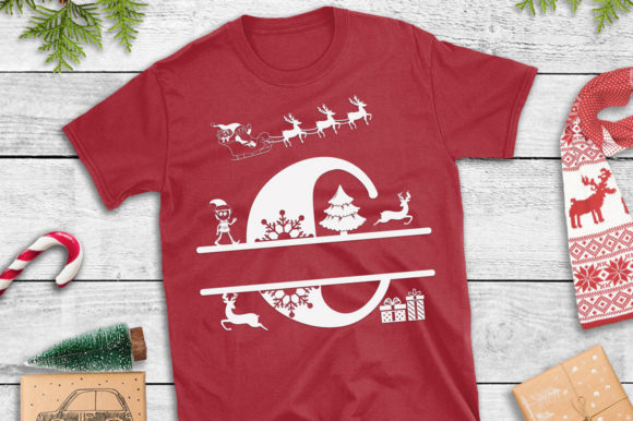Christmas Monogram Font - Image 3