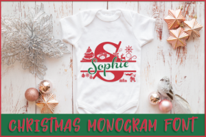 Christmas Monogram Font