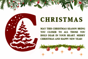 Alternative view of Christmas Tree Winter Font