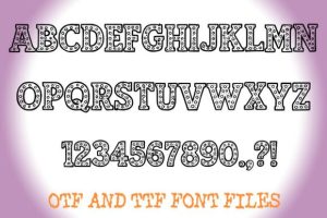 Alternative view of Circus Lights Font