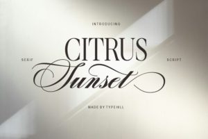 Citrus Sunset Font