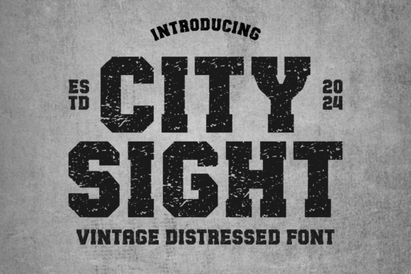 City Sight Font