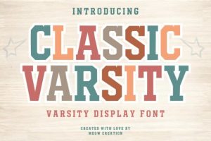 Classic Varsity Font