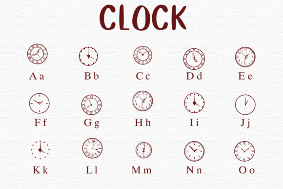 Clock Font - Image 2