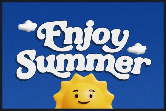 Clouds Font - Image 7