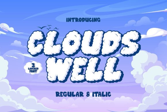 Clouds Well Font - Image 2