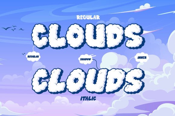Clouds Well Font - Image 4