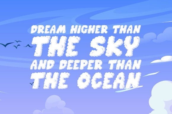 Clouds Well Font - Image 6