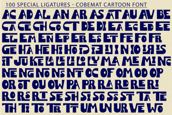 Cobemat Cartoon Font - Image 7