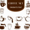 Coffee Set Font