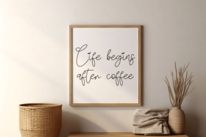 Alternative view of Coffee Time Font