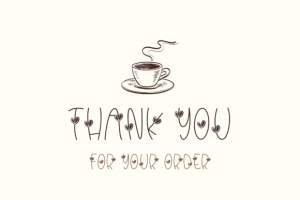 Alternative view of Coffee Shop Font