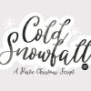 Cold Snowfall Font