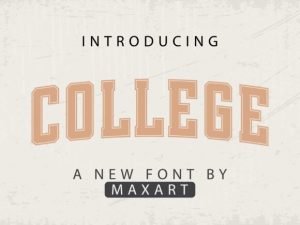 College Font