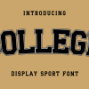 College Font