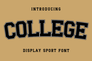 College Font