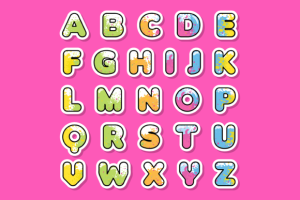 Alternative view of Colorful Font