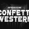 Confetti Western Font