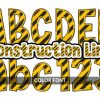 Construction Line Font