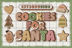 Cookies for Santa Font