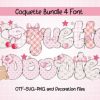 Coquette Doodle Font