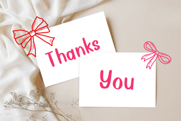 Coquette Ribbon Font - Image 7