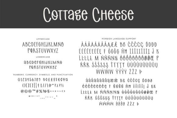 Cottage Cheese Font - Image 2