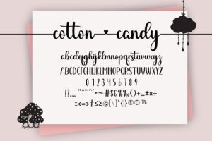 Alternative view of Cotton Candy Font