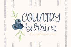 Country Berries Font