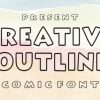 Creative Outline Font
