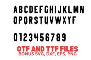 Alternative view of Creepy Halloween Font