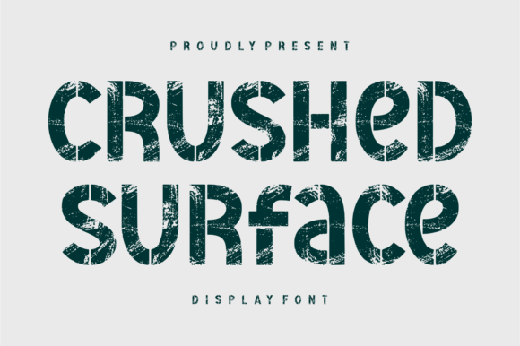 Crushed Surface Font