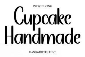 Cupcake Handmade Font