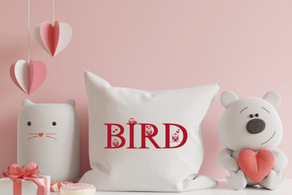 Cute Bird Font - Image 6