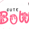 Cute Bow Font