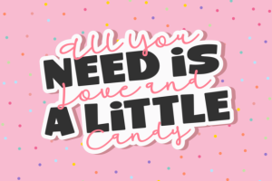 Alternative view of Cute Candy Font