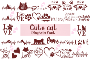 Cute Cat Font
