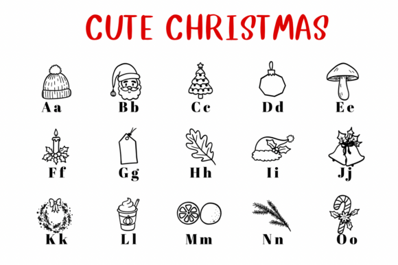 Cute Christmas Font - Image 2