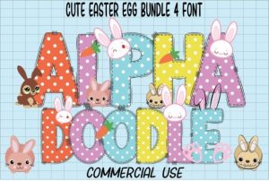 Cute Easter Egg Font