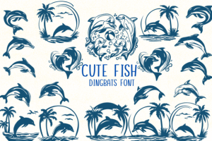 Cute Fish Font