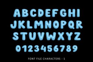 Alternative view of Cute Kids Font