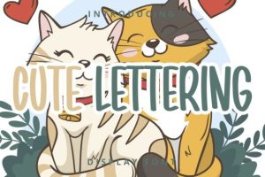 Cute Lettering Font