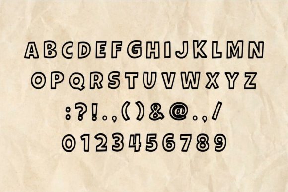 Cute Lines Font - Image 4