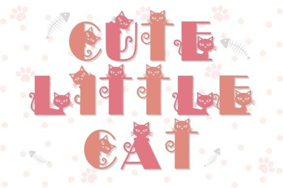 Cute Little Cat Font