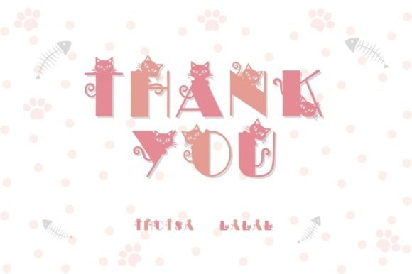 Cute Little Cat Font - Image 6
