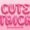 Cute Thick Font