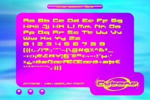 Alternative view of Cytone Font